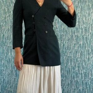 Vintage Jones Wool Fitted Tailored Blazer